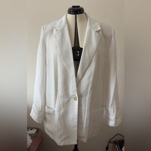 Sag Harbor Classic White Blazer